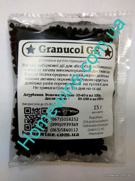 Активированный уголь Granucol GE 15 г