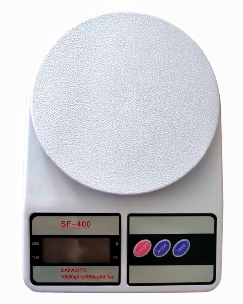 Весы бытовые до 10 кг, точность 1 г.